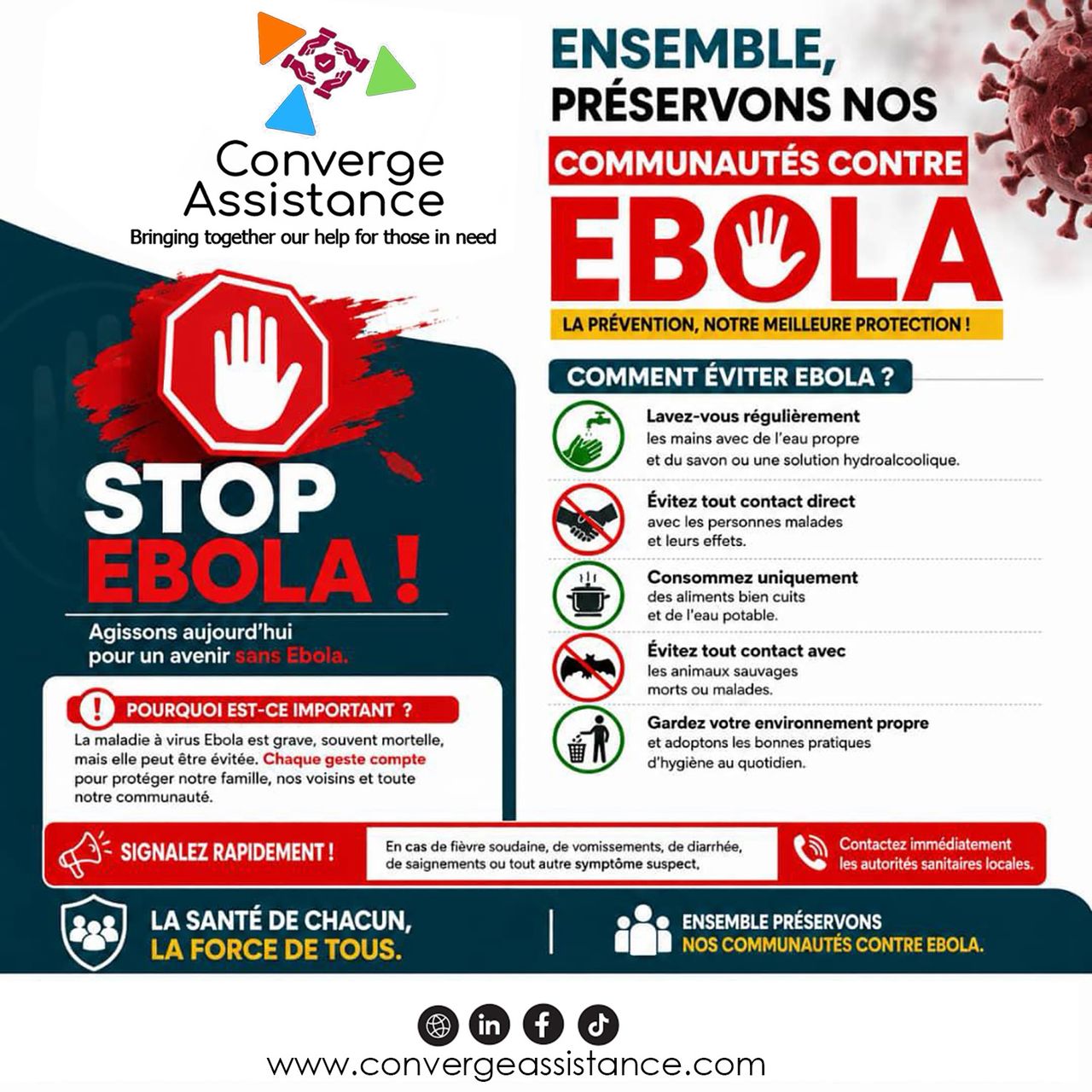 Campagne de prévention contre Ebola à Goma